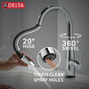 VoiceIQ® Single Handle Pull-Down Faucet with Touch<sub>2</sub>O® Technology