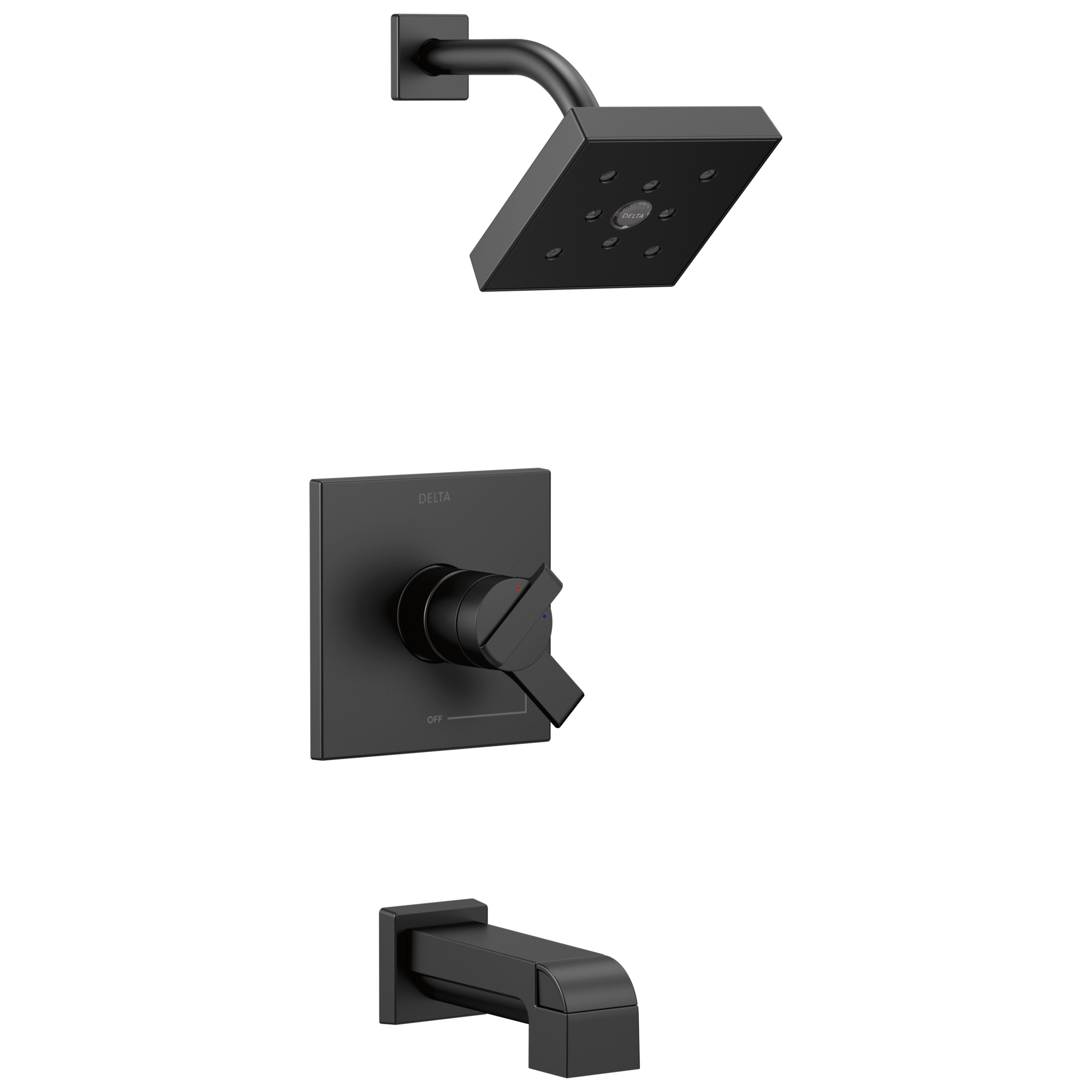 Delta Faucet Ara Monitor 17 Series H2OKineticTub & Shower Trim - Matte Black