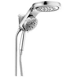 HydroRain® H<sub>2</sub>Okinetic® 5-Setting Two-in-One Shower Head