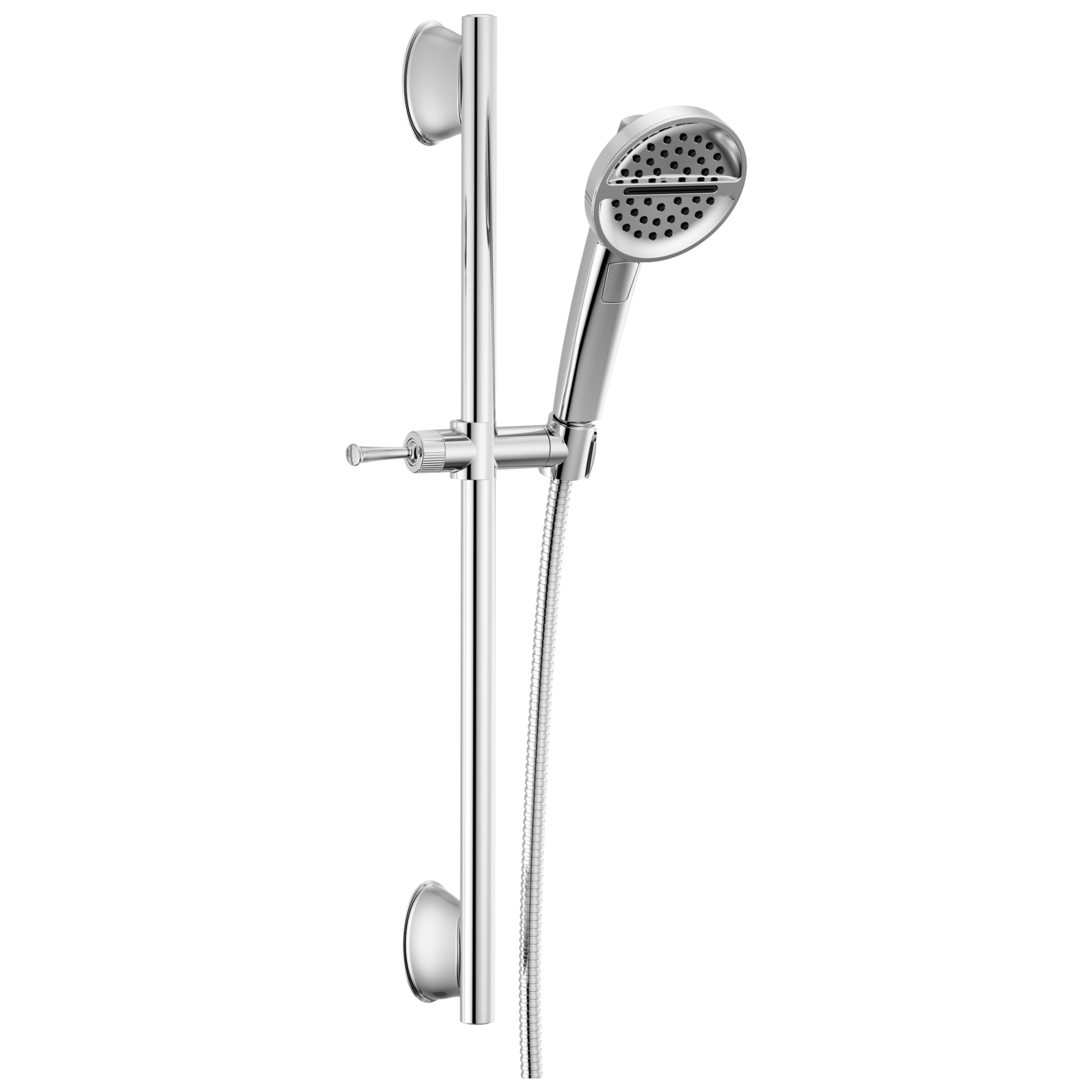 Delta Faucet Universal Showering Components 3-Setting Slide Bar Handshower - Lumicoat Chrome