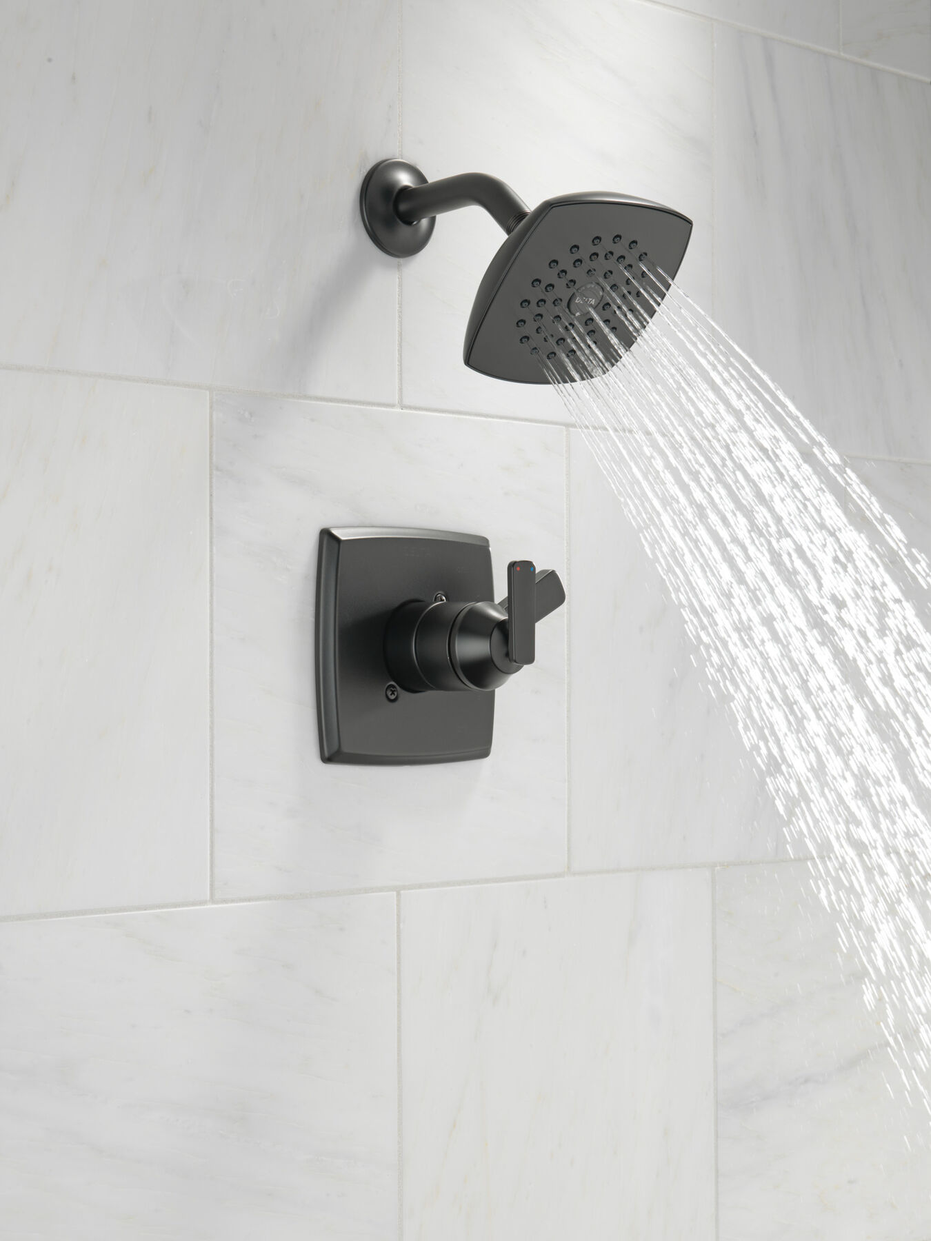 Shower Trim 1L 17S (Recertified) in Matte Black T17264BLR Delta Faucet