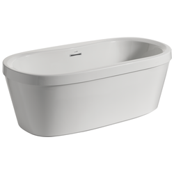 60" x 32" Freestanding Tub with Integrated Waste and Overflow