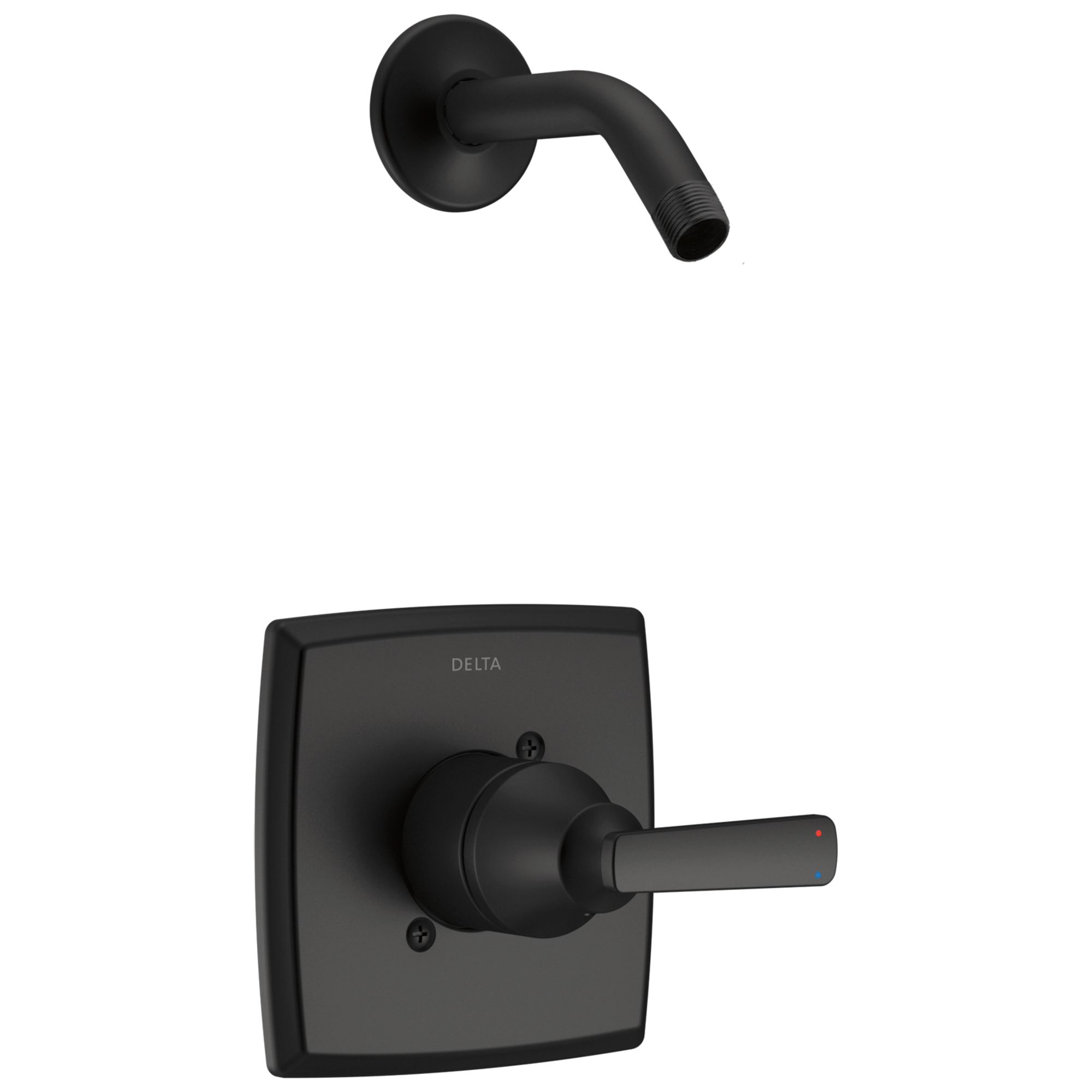 Delta Faucet Ashlyn Monitor 14 Series Shower Trim - Less Head - Matte Black