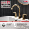 Two Handle Widespread Bathroom Faucet