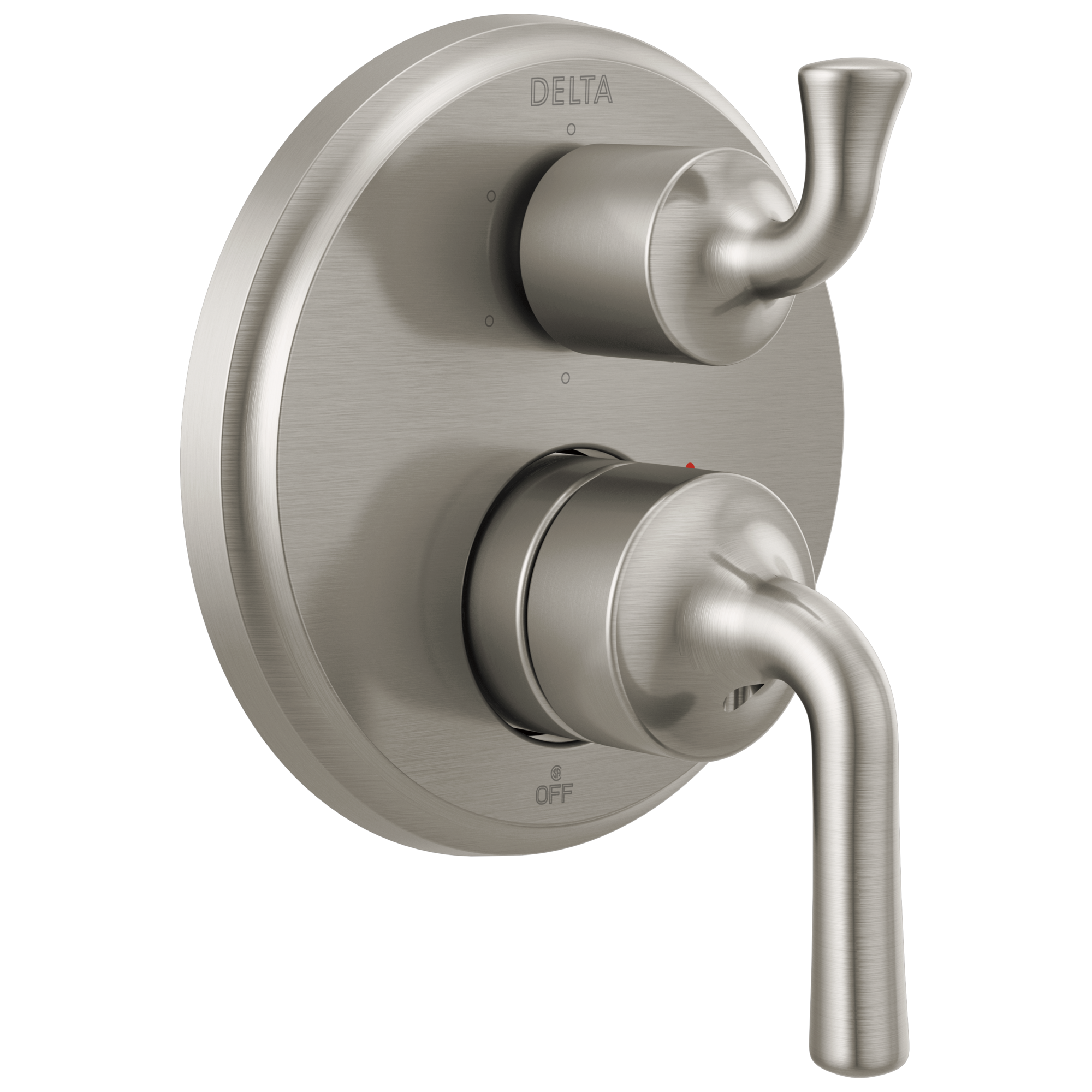 Delta Faucet KayraE Two-Handle Monitor 14 Series Valve Trim with 6-Setting Integrated Diverter - Stainless