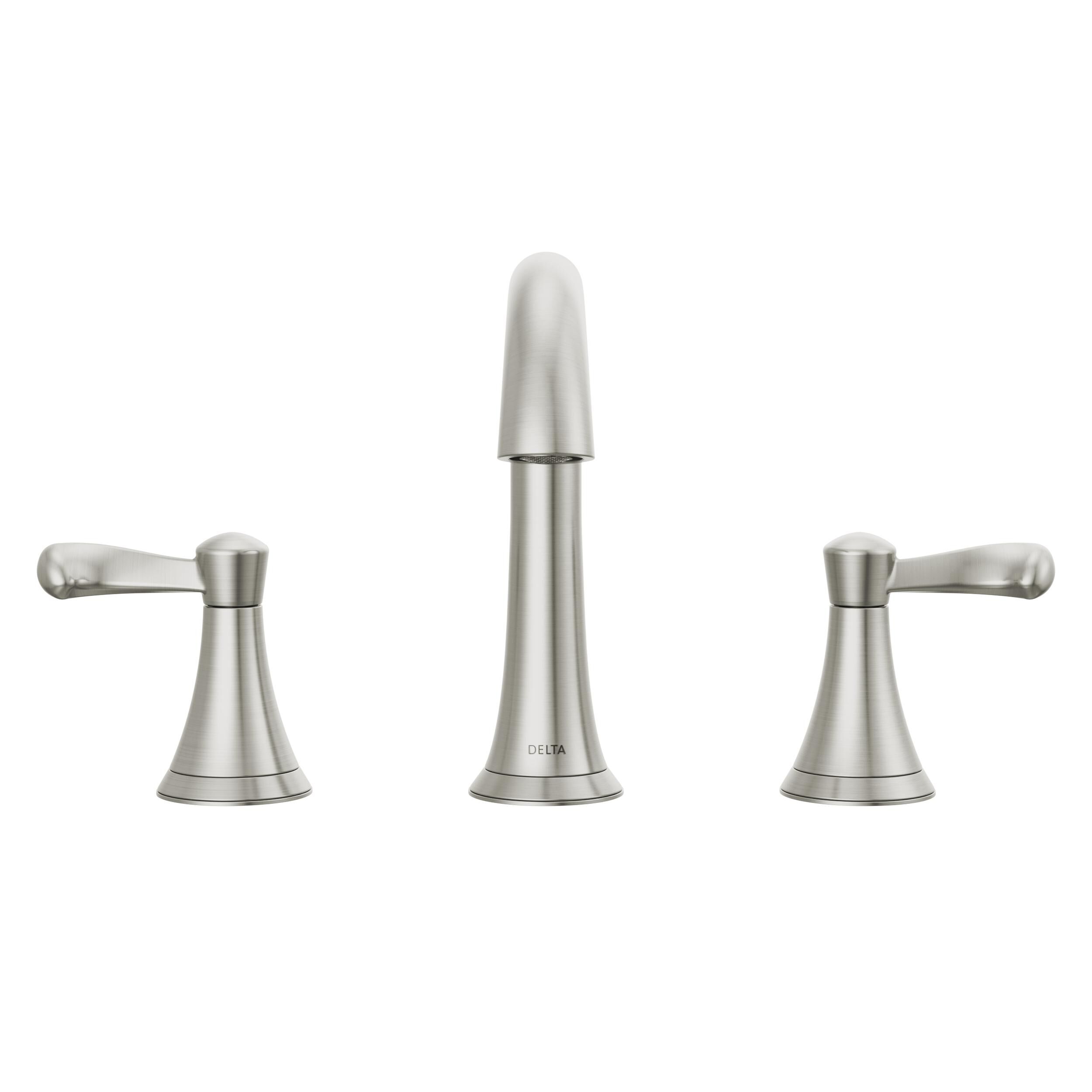 Two Handle Widespread Bathroom Faucet in Spotshield Brushed Nickel