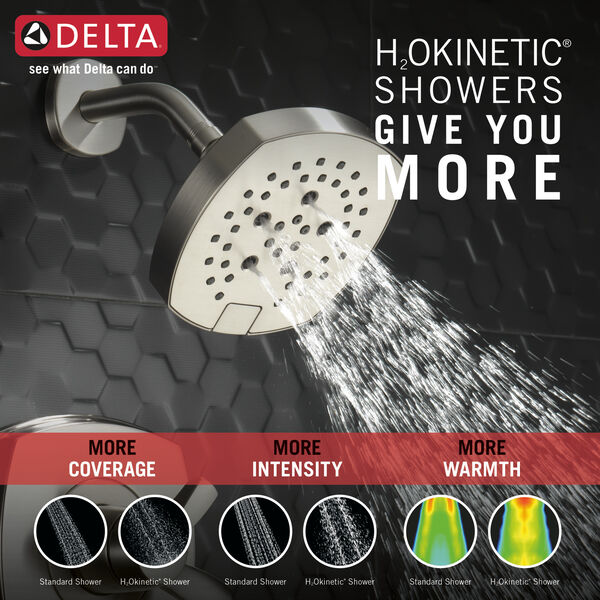 17 Series Tub and Shower Only in Stainless T17476-SS | Delta Faucet