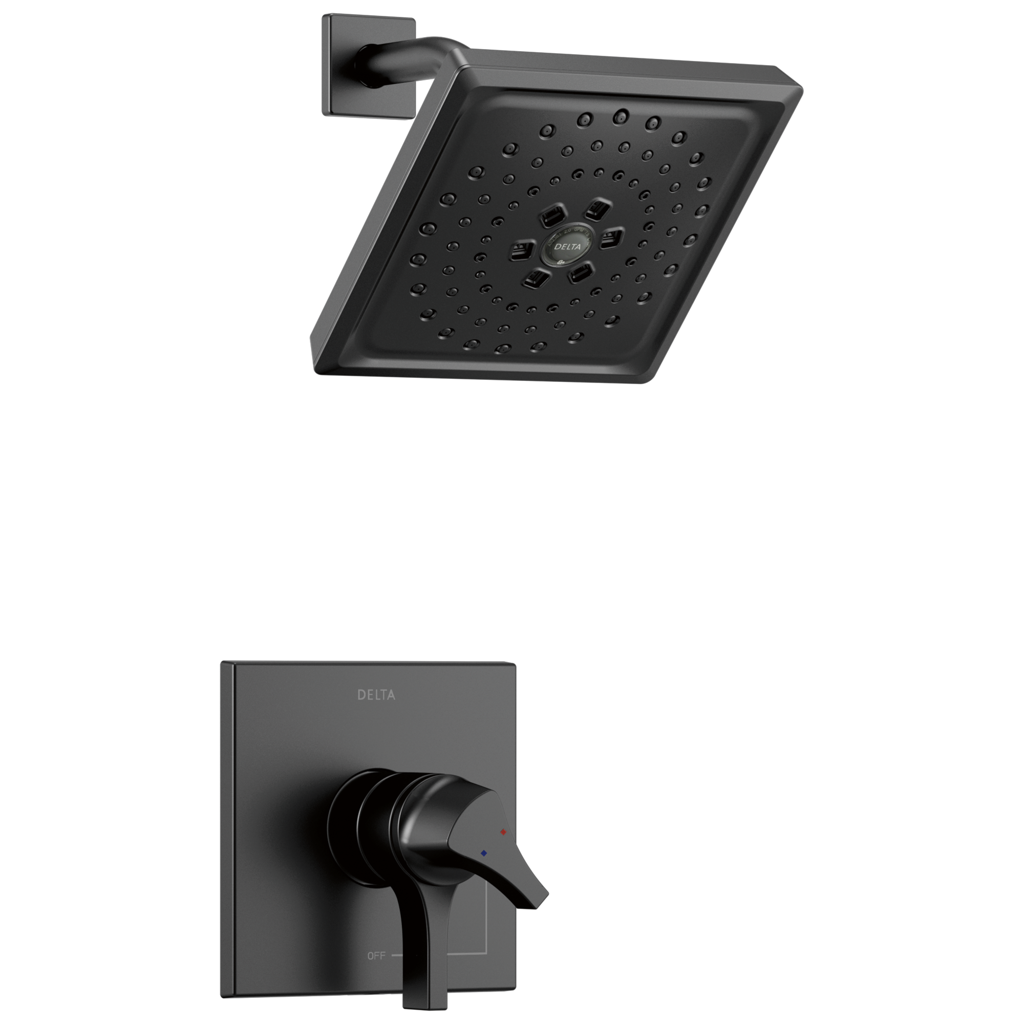 Delta Faucet Zura Monitor 17 Series H2OKineticShower Trim - Matte Black