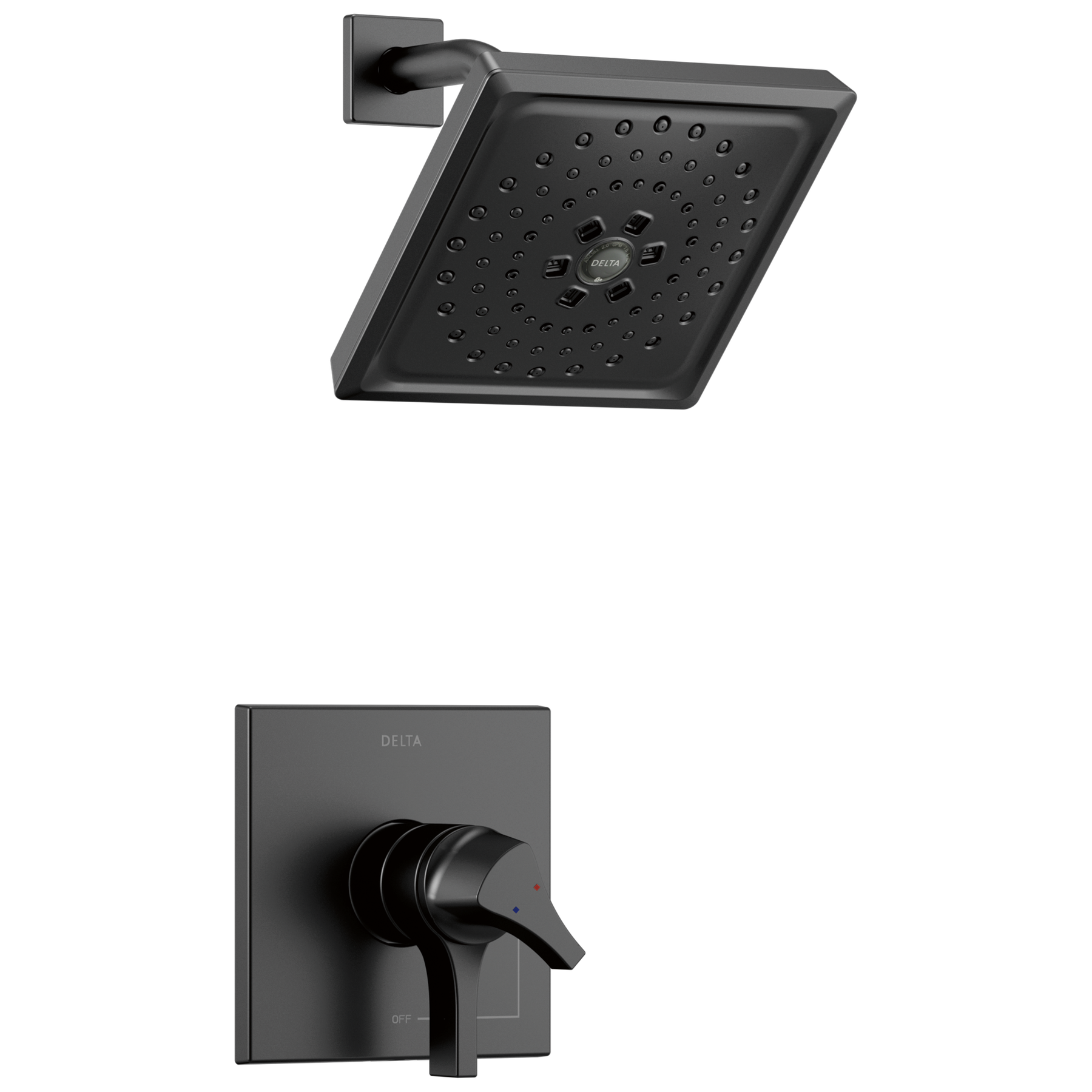 Monitor® 17 Series H2Okinetic® Shower Trim in Matte Black T17274