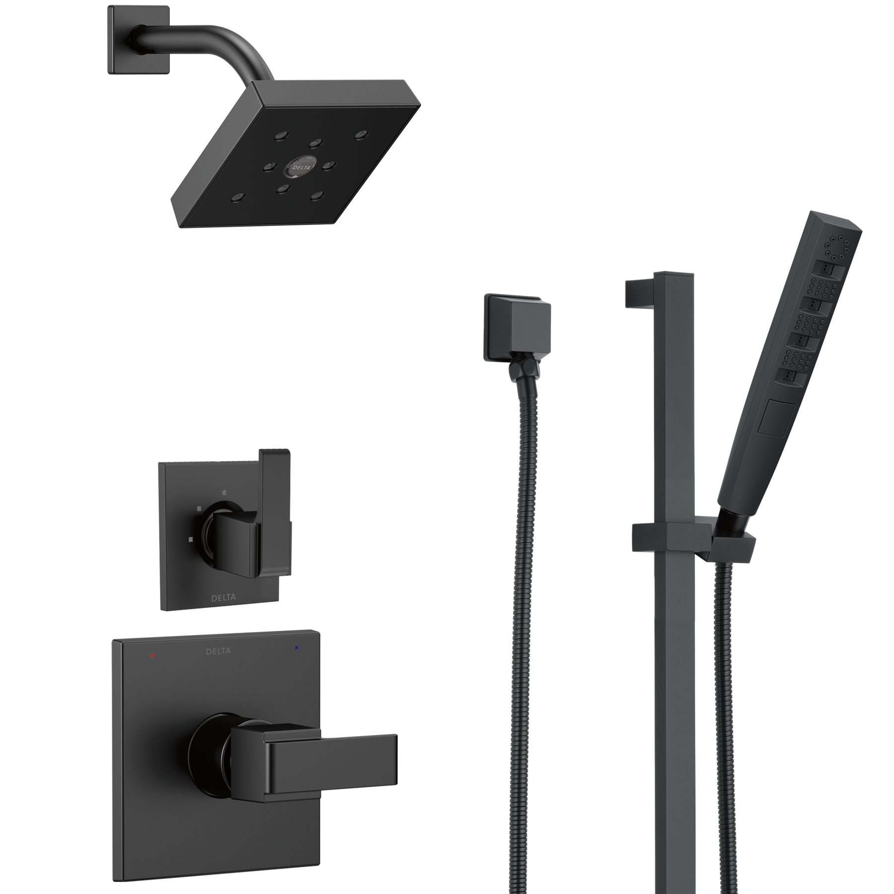 H2Okinetic® Hand Shower 1.75 GPM w/Slide Bar 4S (Recertified) in 