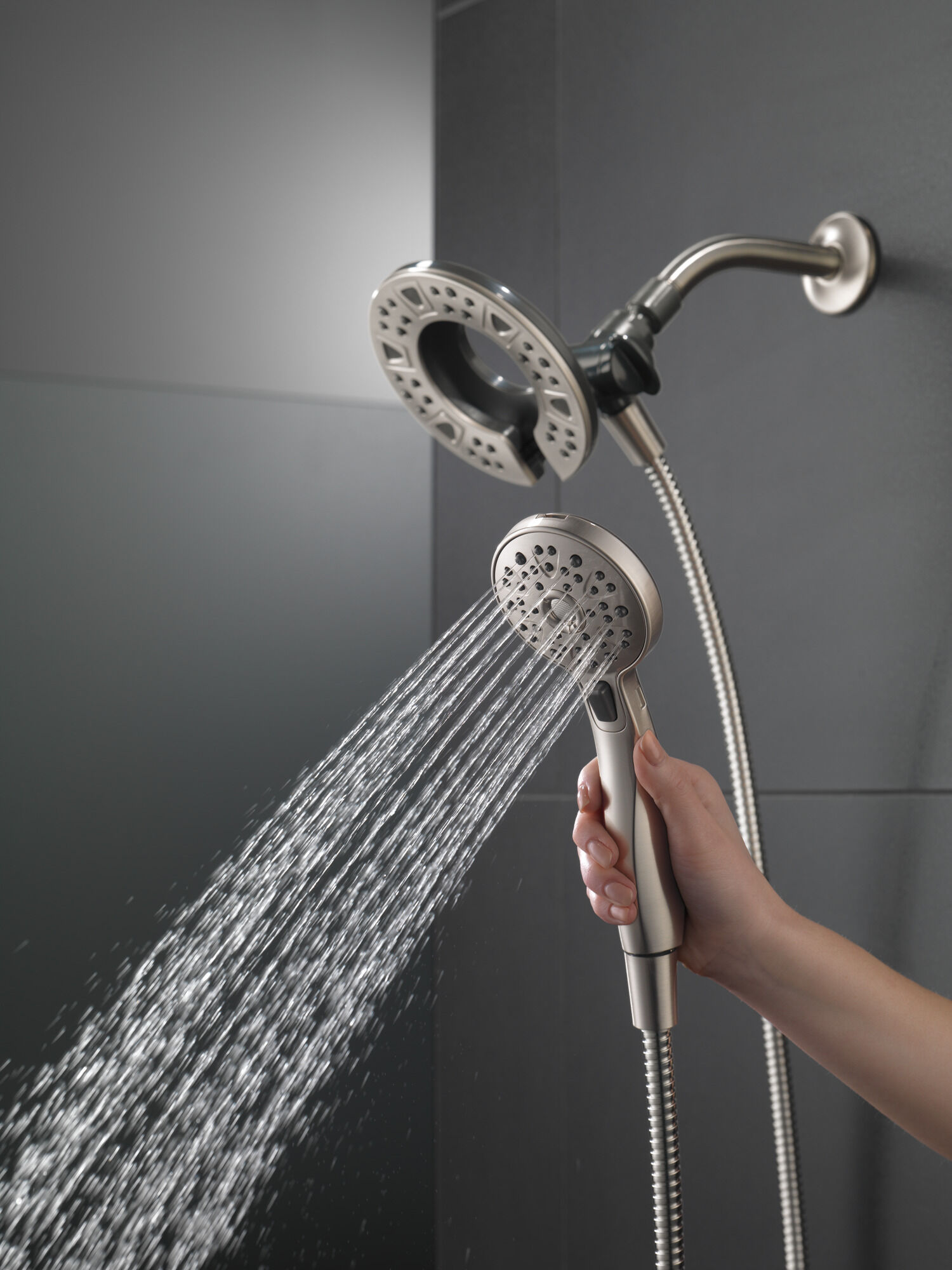 In2ition 1.75GPM HSSH 4-Setting in Spotshield Brushed Nickel