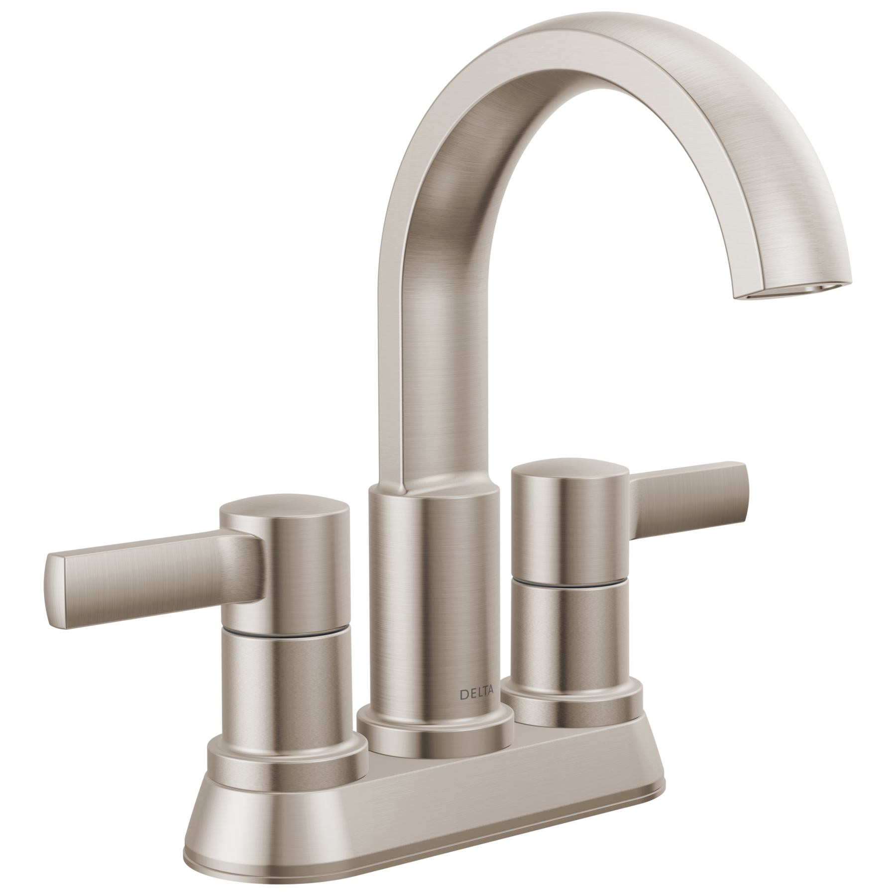 Two Handle Centerset Bathroom Faucet in Spotshield Brushed Nickel