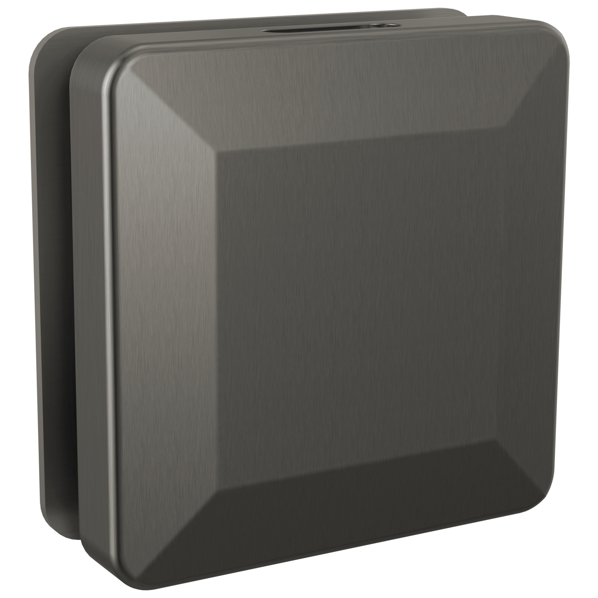 Delta Faucet Universal Showering Components Square Steam Head - Lumicoat Black Stainless