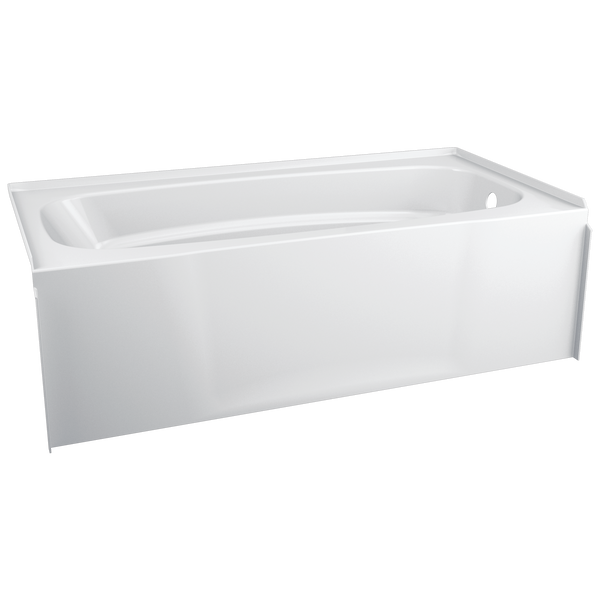 ProCrylic 60 in. x 30 in. Right Hand Tub in High Gloss White B10513