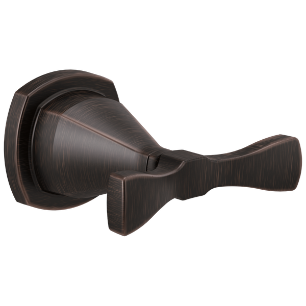 【CPC-L24】Biro Double Robe Hook in Venetian Bronze 77638-RB | Delta Faucet