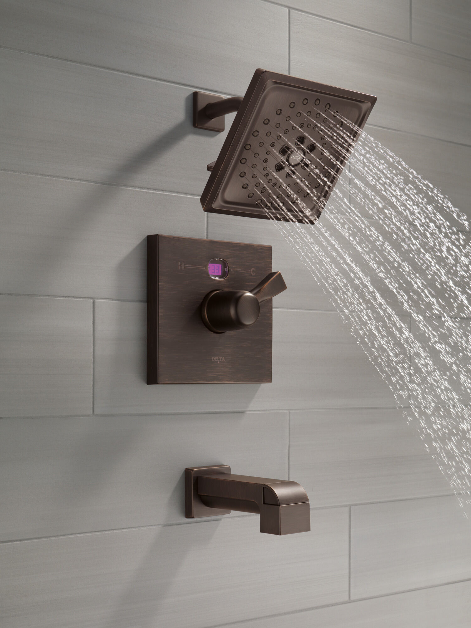 H2Okinetic® 3-Setting Raincan Shower Head in Venetian Bronze 52684