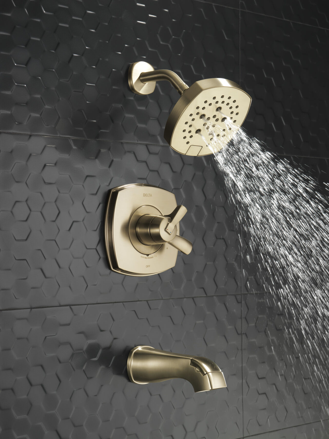 17 Series Tub and Shower Only in Champagne Bronze T17476-CZ 