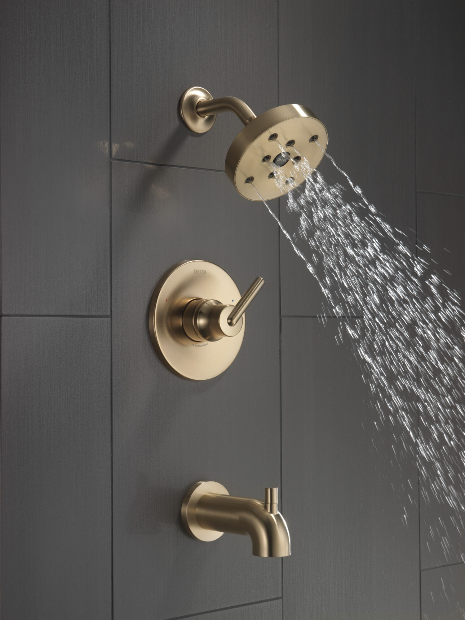 Monitor® 14 Series H2Okinetic® Tub & Shower Trim in Champagne
