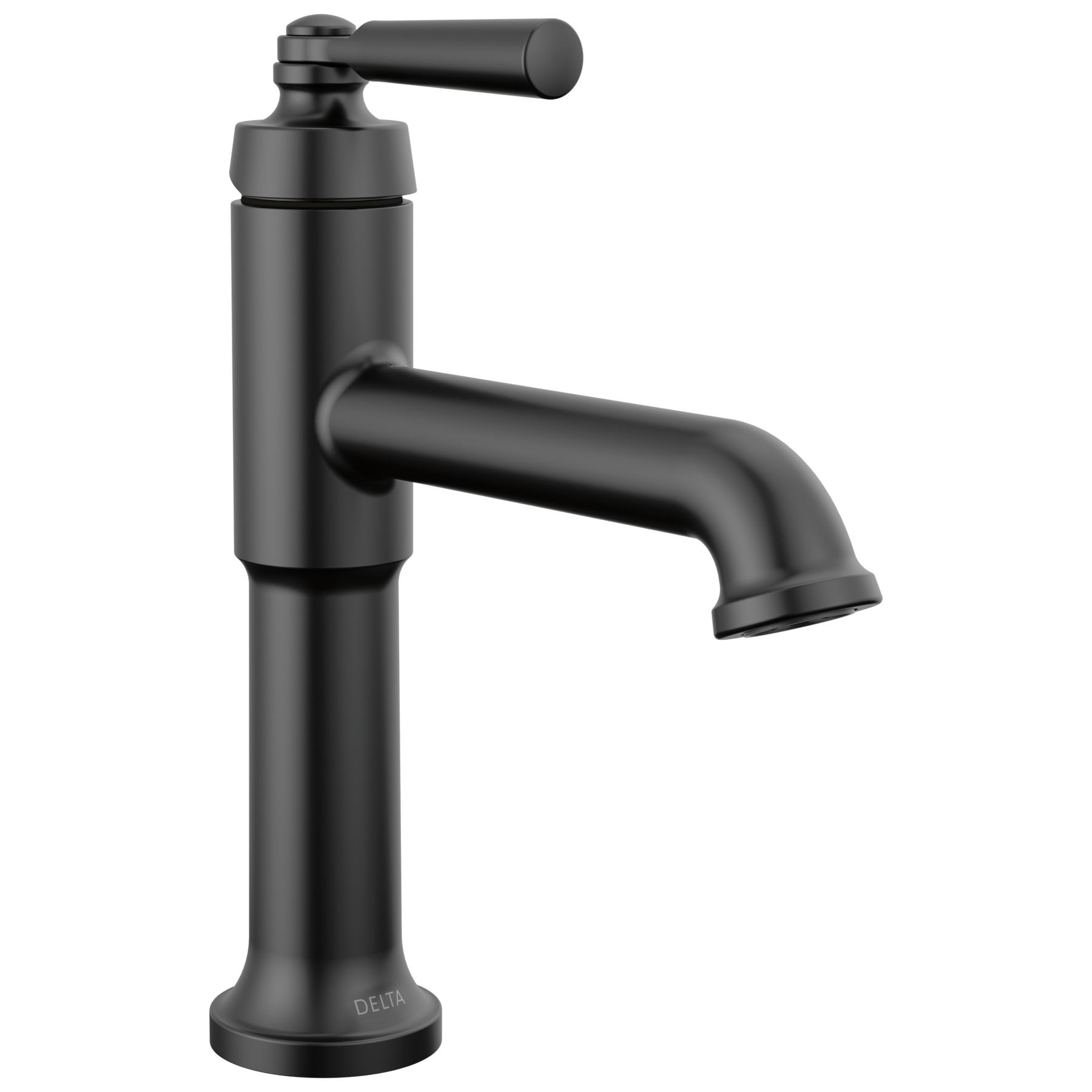 Single Handle Bathroom Faucet in Matte Black 536-BLMPU-DST | Delta  