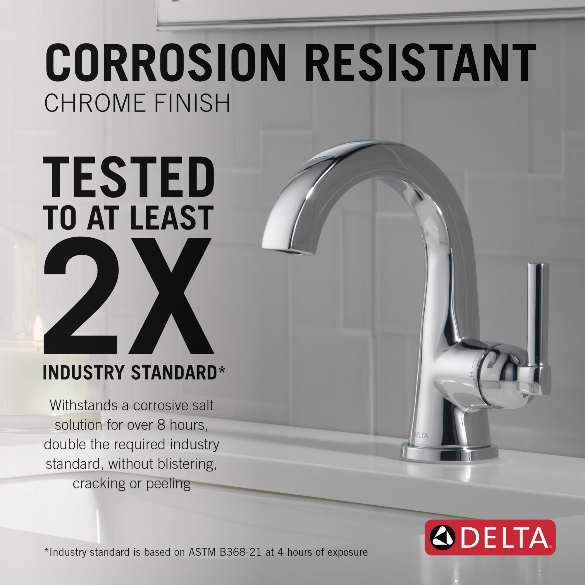 Single Handle Centerset Faucet in Chrome 15891LF | Delta Faucet