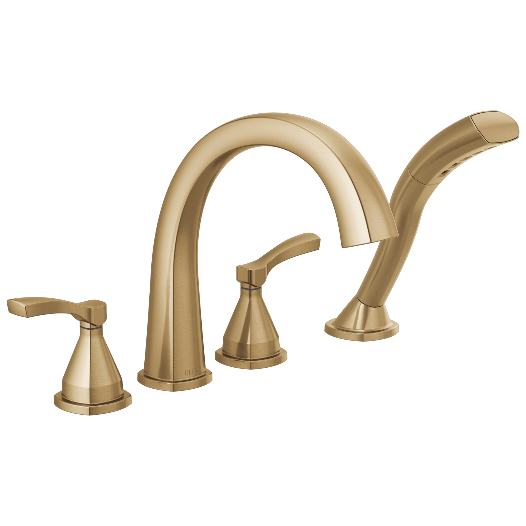 Four Hole Roman Tub Trim in Champagne Bronze T4777-CZ | Delta Faucet