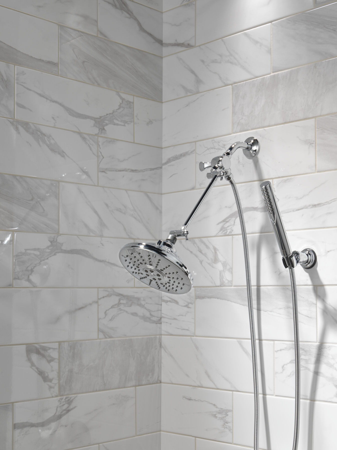 3-Way Shower Arm Diverter for Hand Shower in Chrome U4929-PK 