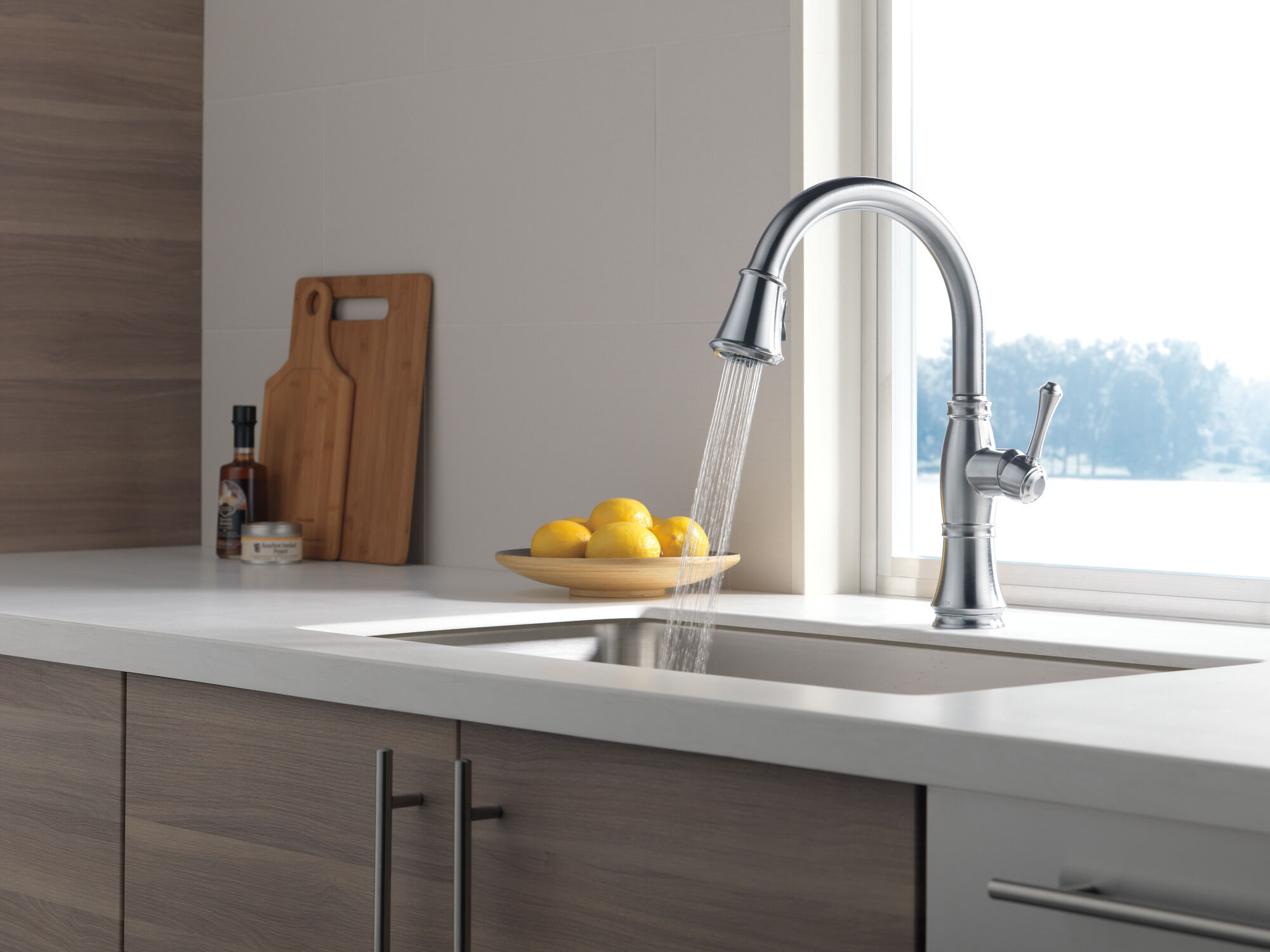 Single Handle Pull-Down Kitchen Faucet with ShieldSpray