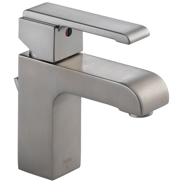 Single Handle Centerset Bathroom Faucet in Stainless 586LF-SSMPU Delta  Faucet
