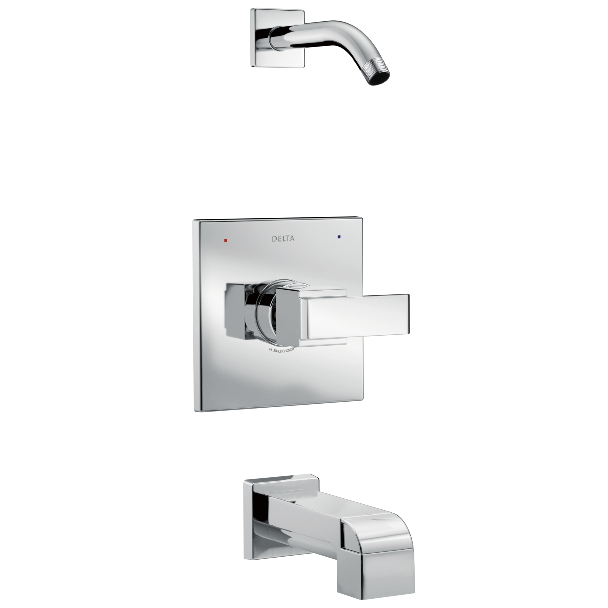 Delta Faucet Ara Monitor 14 Series Tub & Shower Trim - Less Head - Chrome