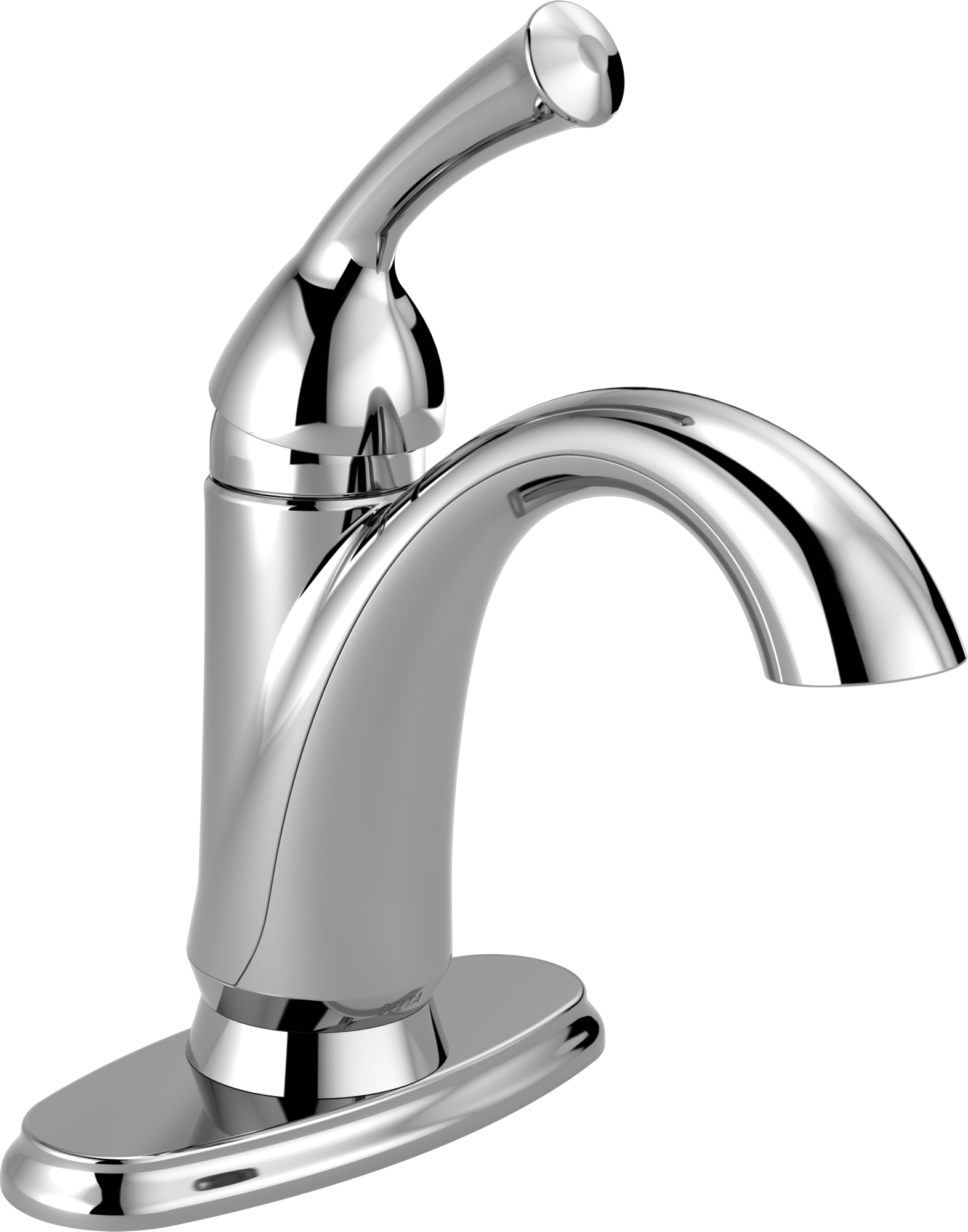 Haywood Single Hole Single-Handle Bathroom Faucet in Stainless by Delta 