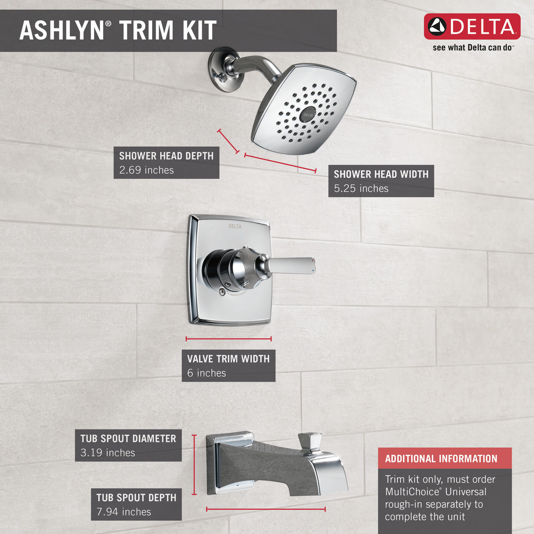 Monitor® 14 Series Tub & Shower Trim, image 2