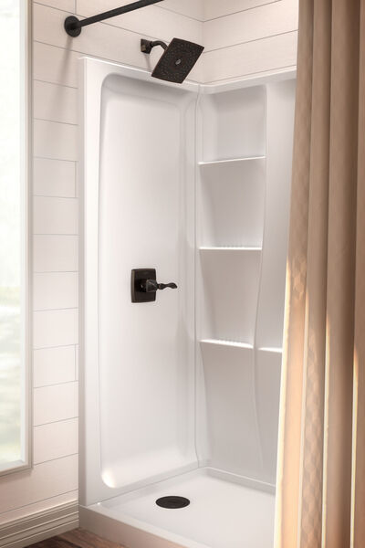 60 X 32 Shower Wall Set In High Gloss, How To Install A Shower Surround Kit