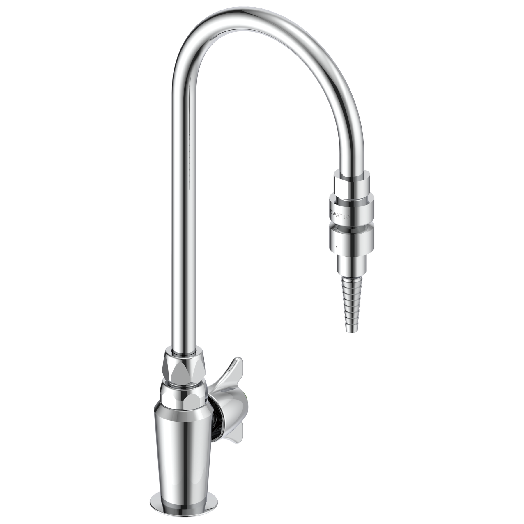 Single Handle Deck-mount Water Faucet in Chrome W6601-9 | Delta Faucet