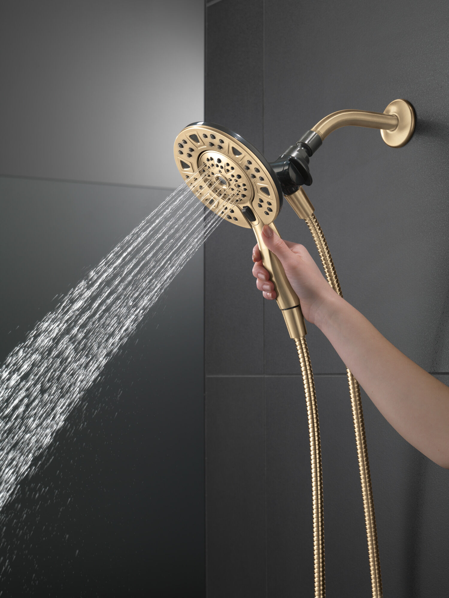 激レア！インデペンディエンテ　オーセンティック In2ition® 1.75GPM HSSH 4-Setting in Champagne Bronze 75494CZ
