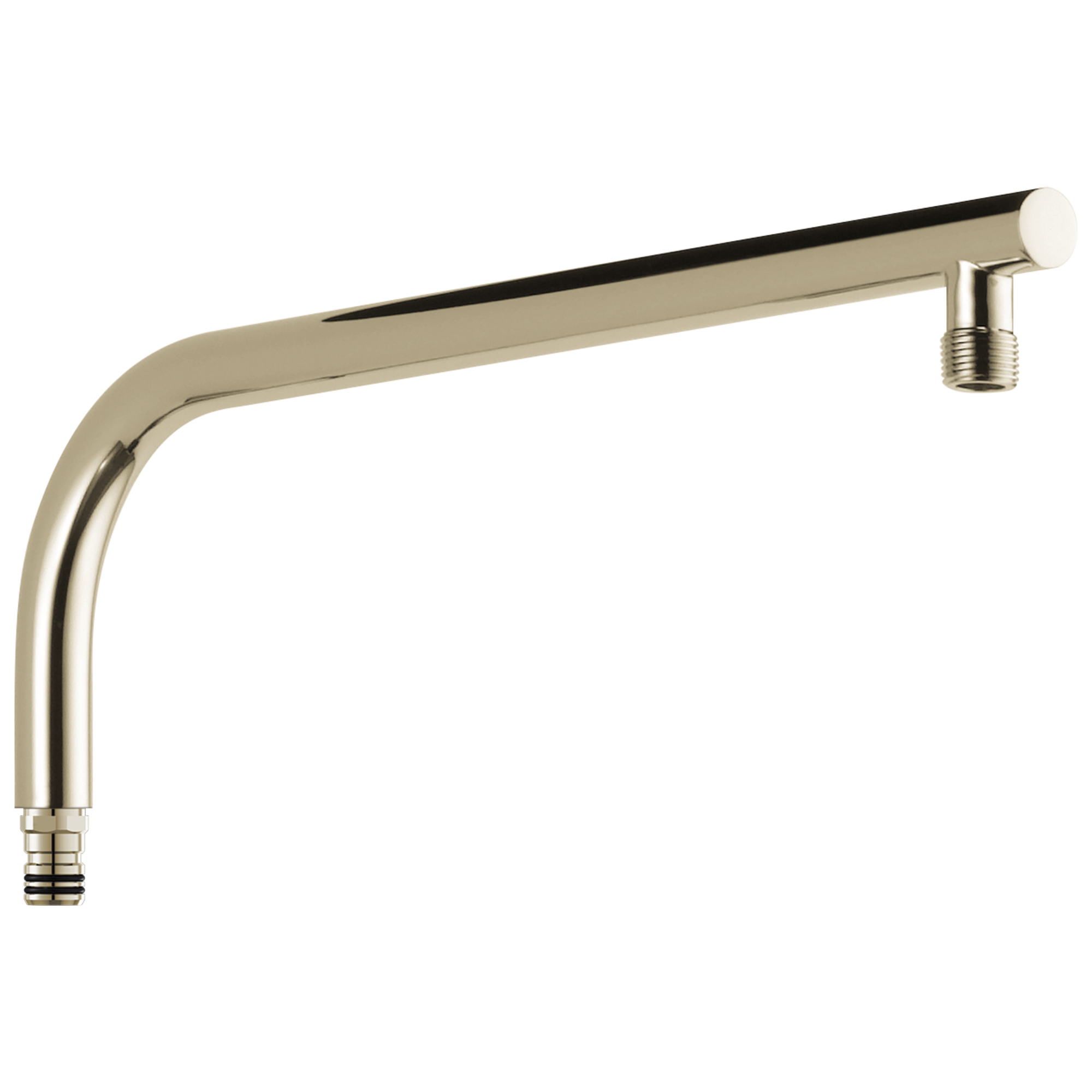 Delta Faucet Universal Showering Components Round Overhead Shower Arm - Lumicoat Polished Nickel