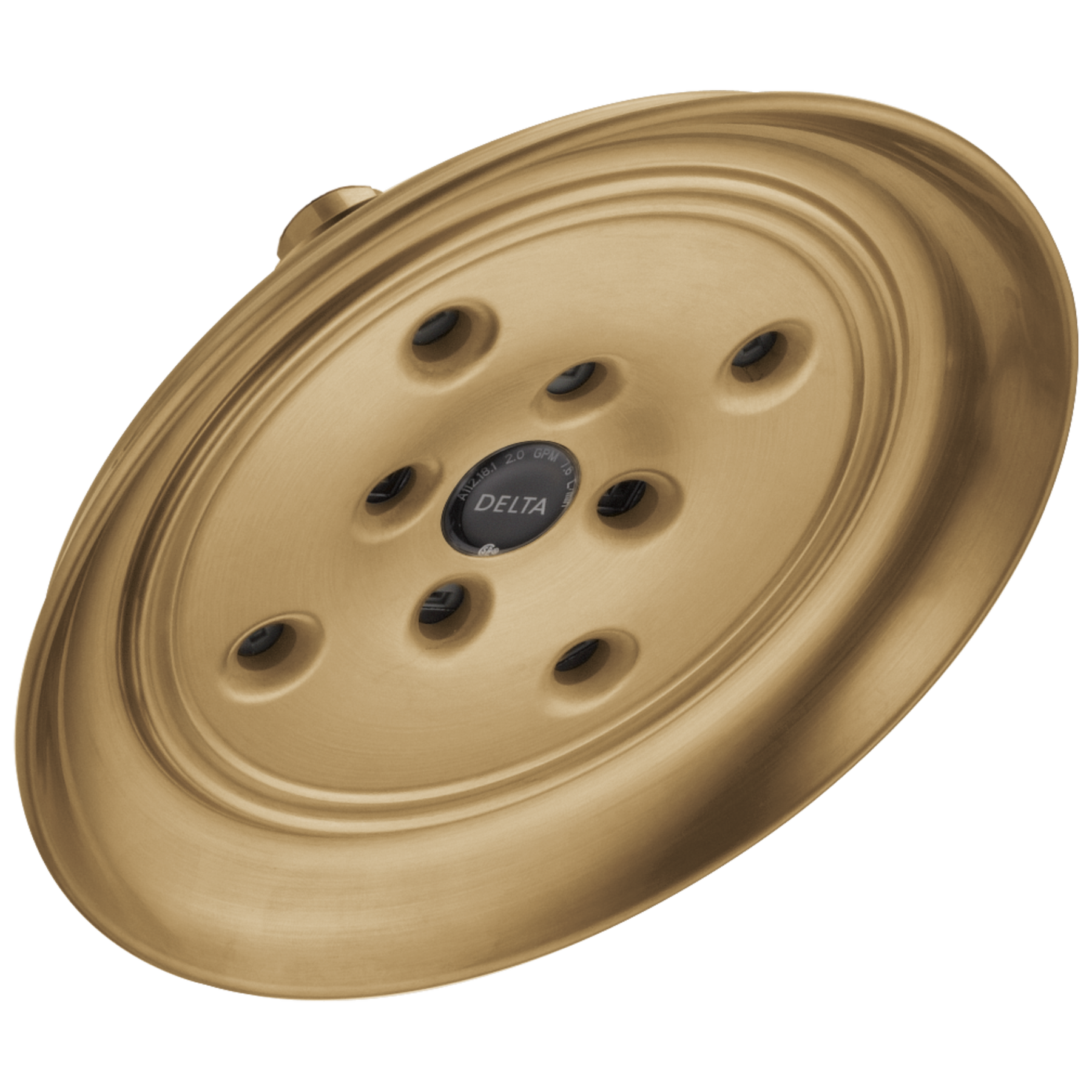 H2Okinetic® Single-Setting Raincan Shower Head in Champagne Bronze