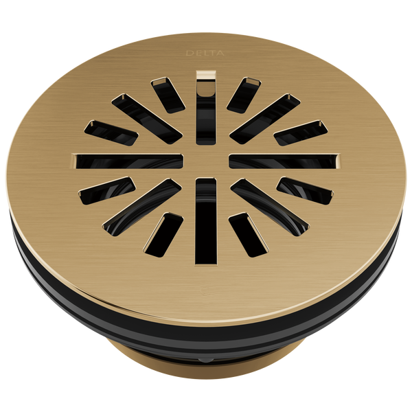 4" Prefab Round Shower Drain in Champagne Bronze DT051411CZ Delta Faucet