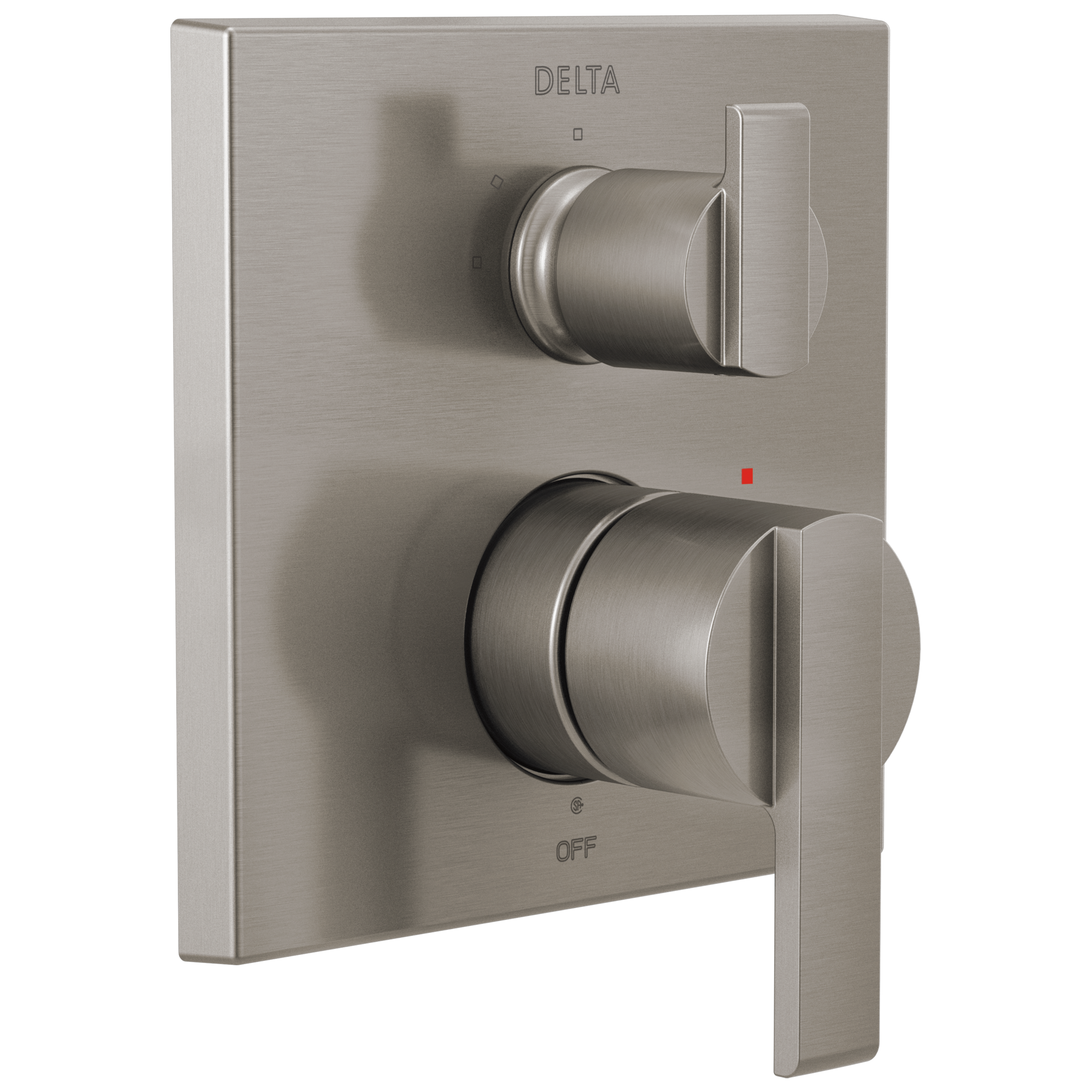 Delta Faucet Ara Angular Modern Monitor 14 Series Valve Trim with 3-Setting Integrated Diverter - Stainless