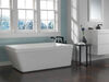 60 in. x 32 in. Freestanding Tub with Integrated Waste and Overflow
