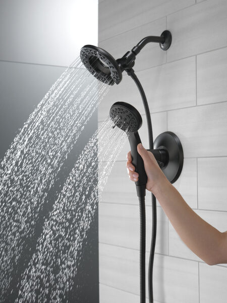 In2ition® HSSH 1.75 GPM 4-Setting (Recertified) in Matte Black 58499-BL ...