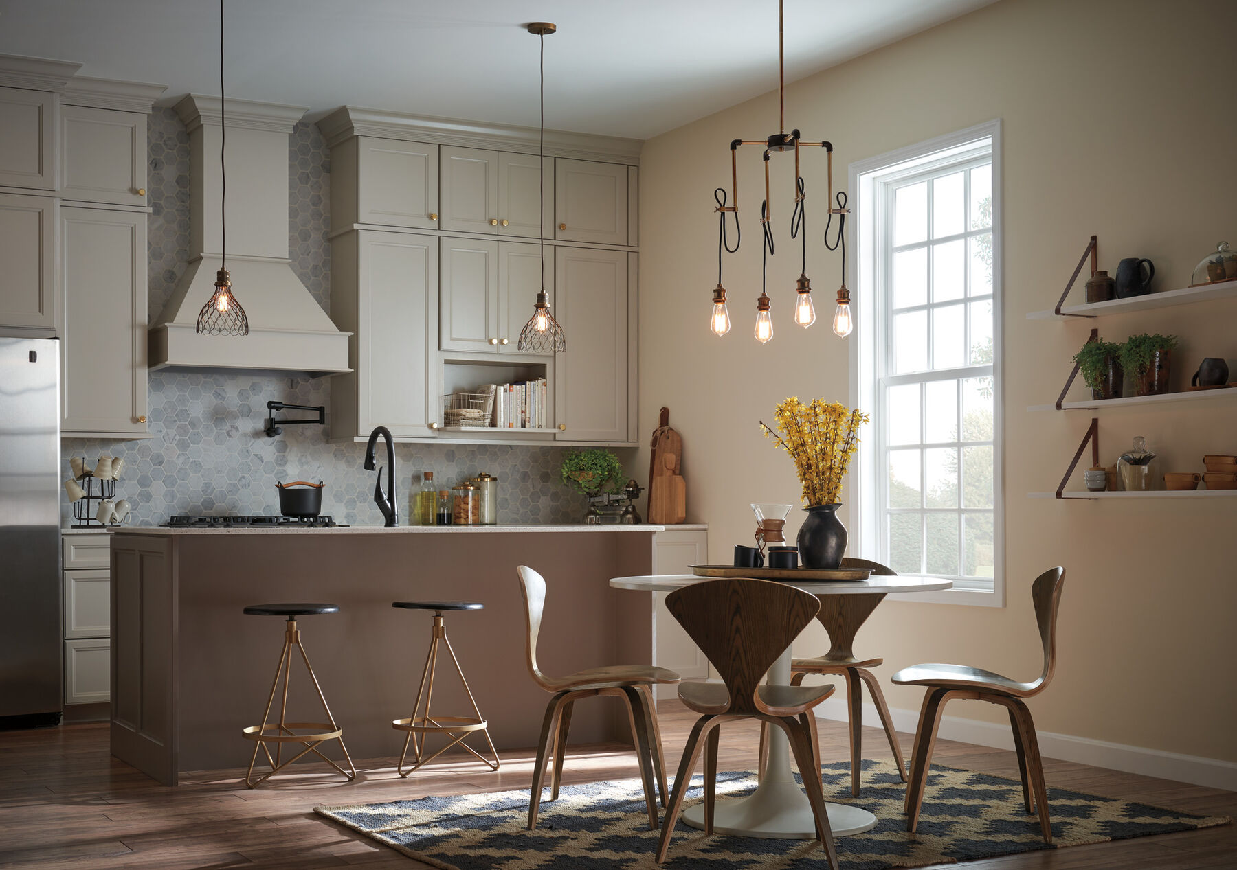 Contemporary Wall Mount Pot Filler