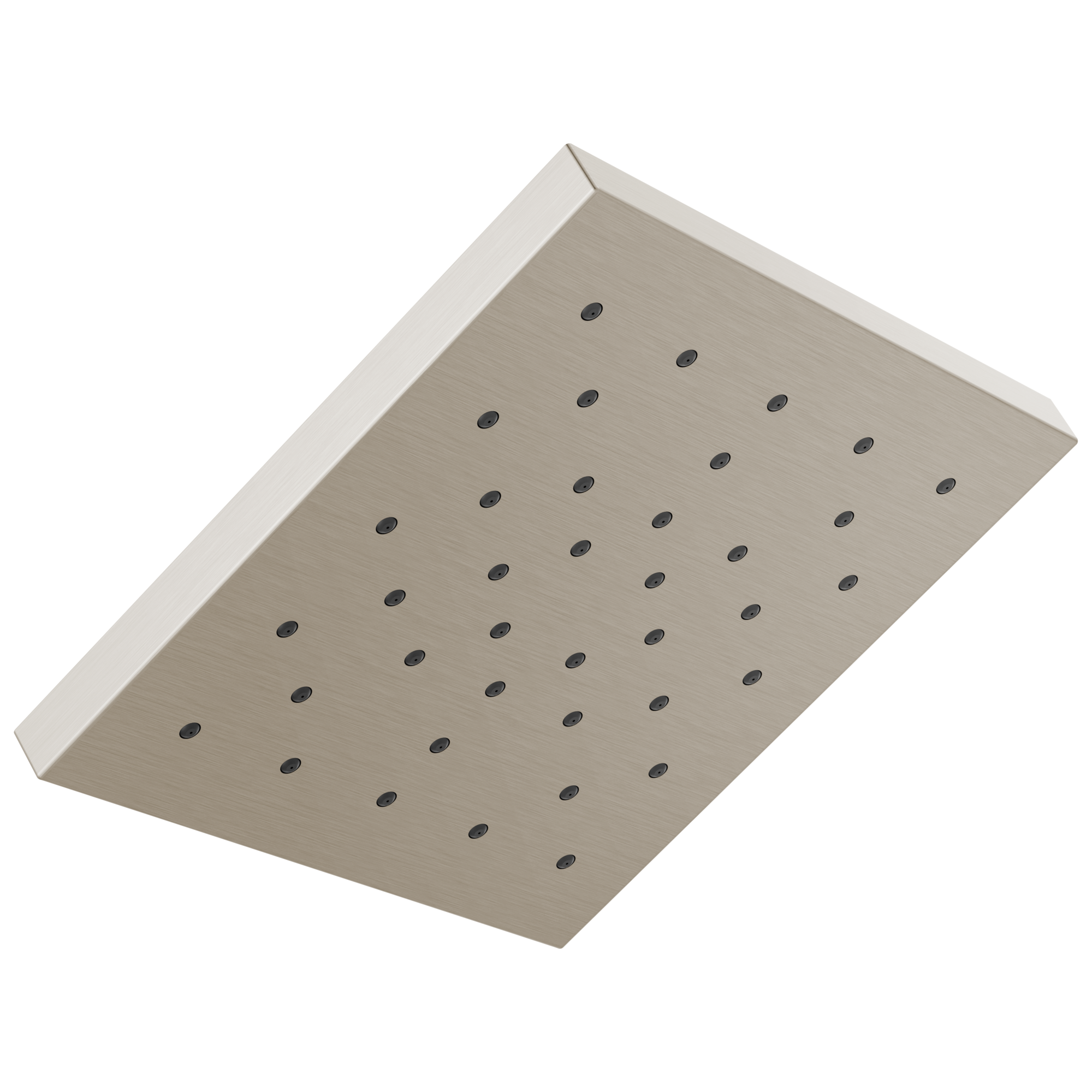 Delta Faucet Universal Showering Components H2Okinetic Single Setting Shower Head with UltraSoakE - Lumicoat Stainless