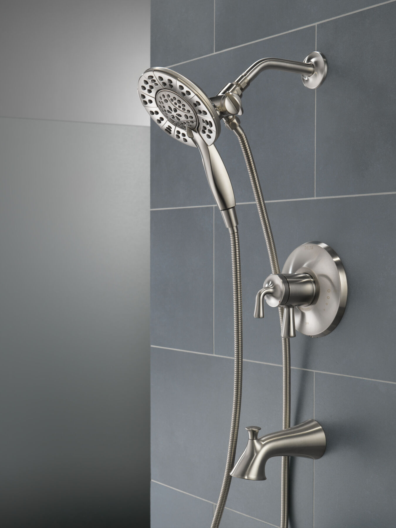 Monitor 17 Series Tub and Shower Trim in Stainless T17433-SS-I 