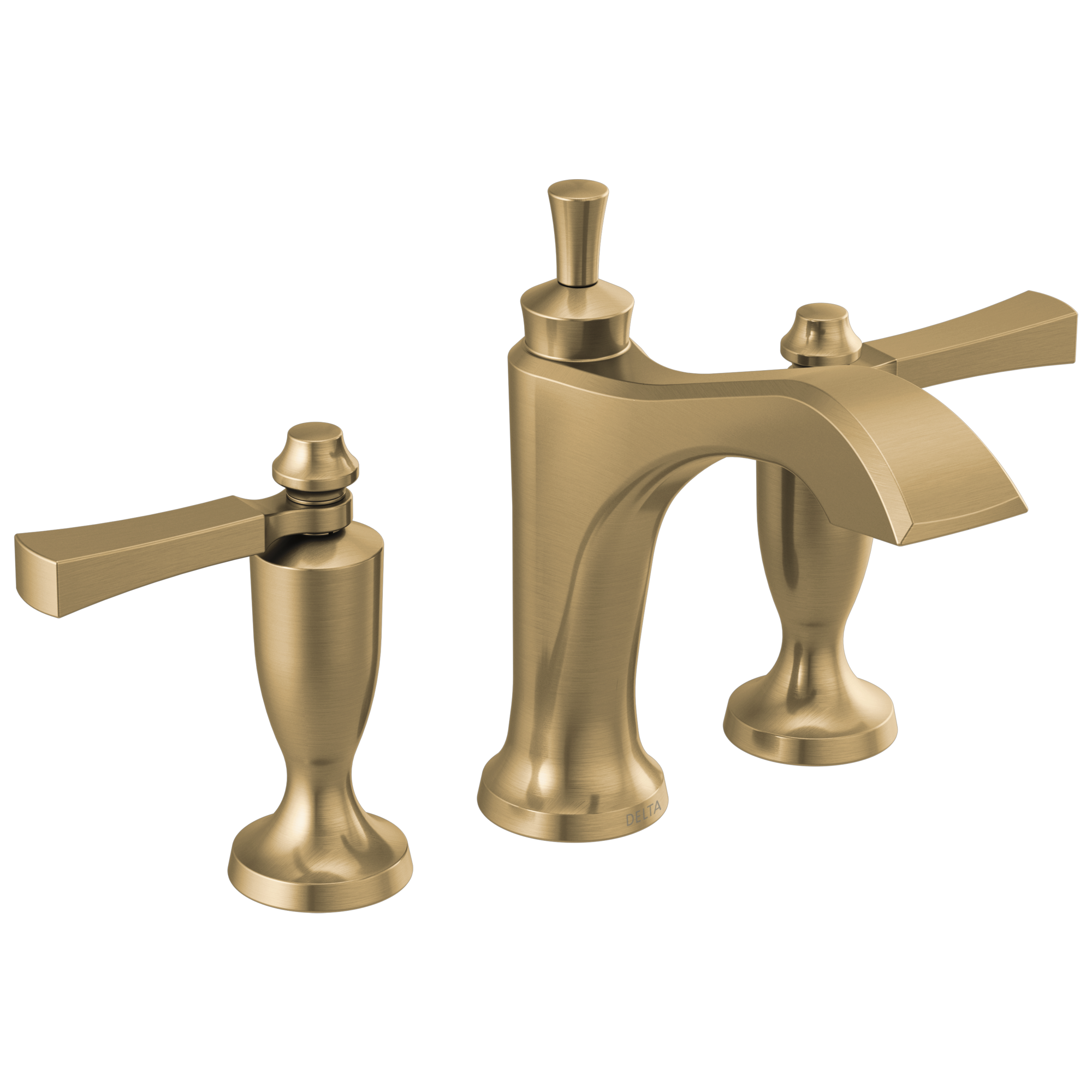 Delta Faucet Dorval™ Two Handle Widespread Bathroom Faucet - 1.2 GPM in Champagne Bronze