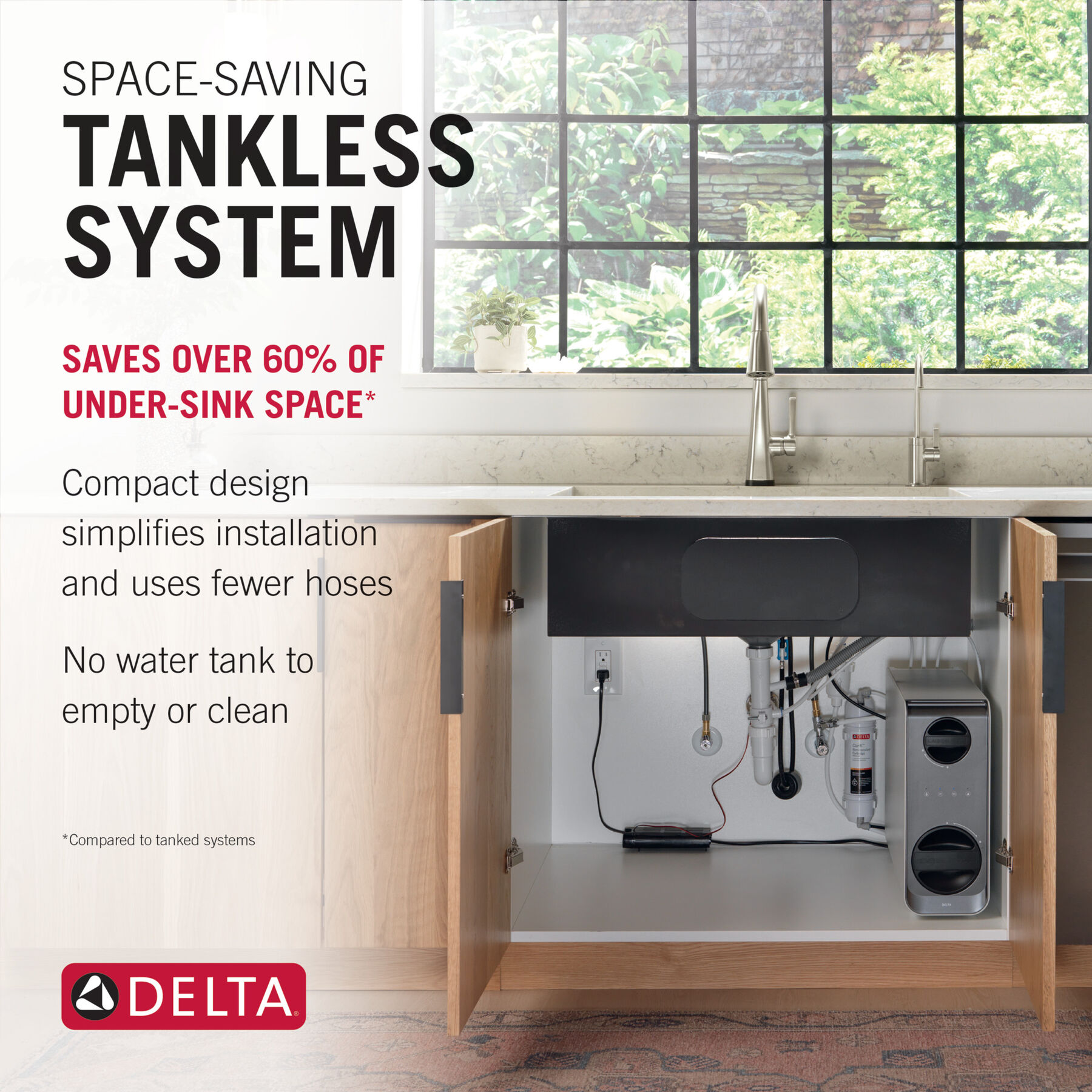 Tankless Under Sink 6-Stage Reverse Osmosis System DWQ1001012