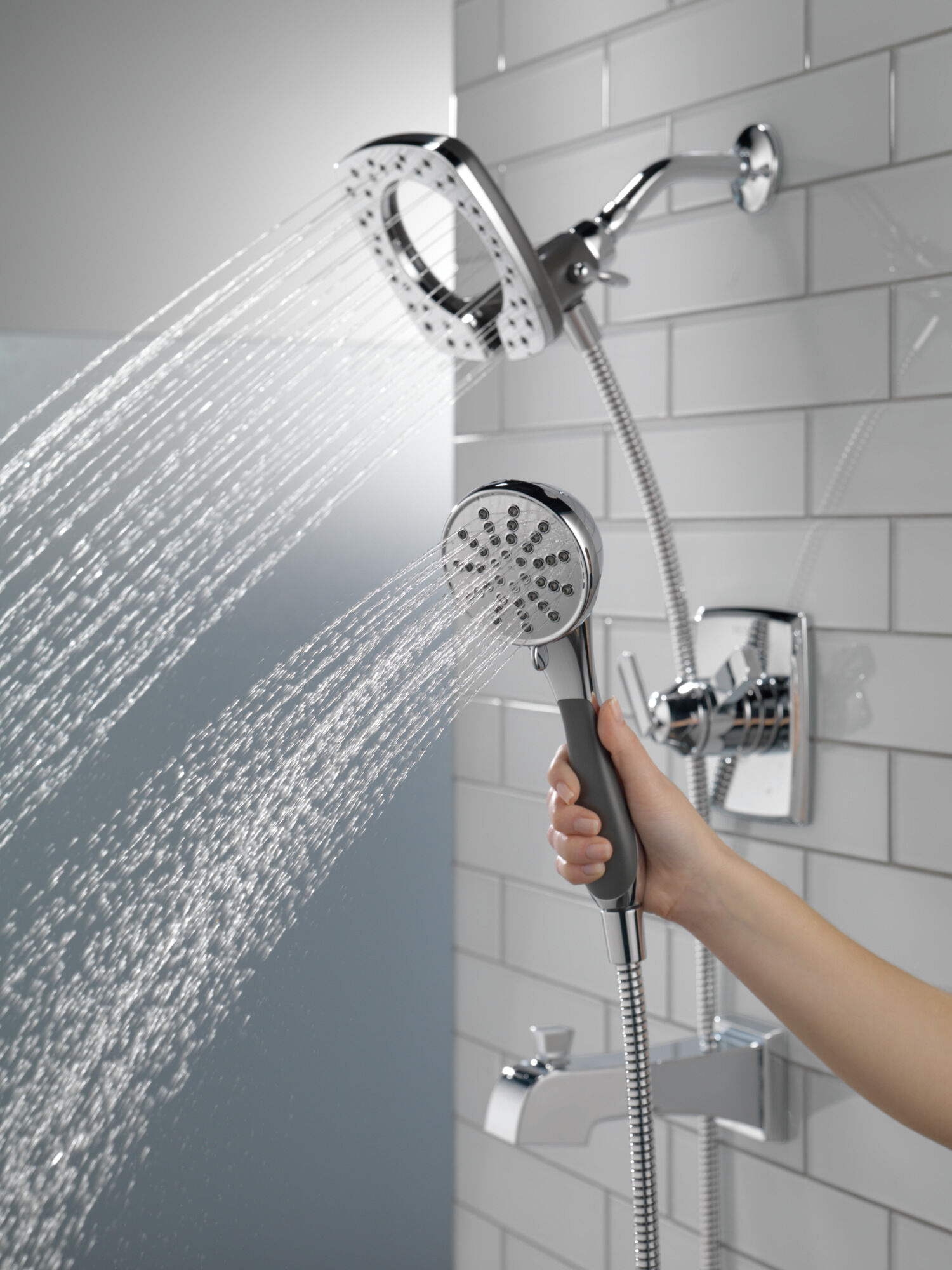 In2ition Tub/Shower Trim 1L 17S (Recertified) in Chrome T17464-I-R