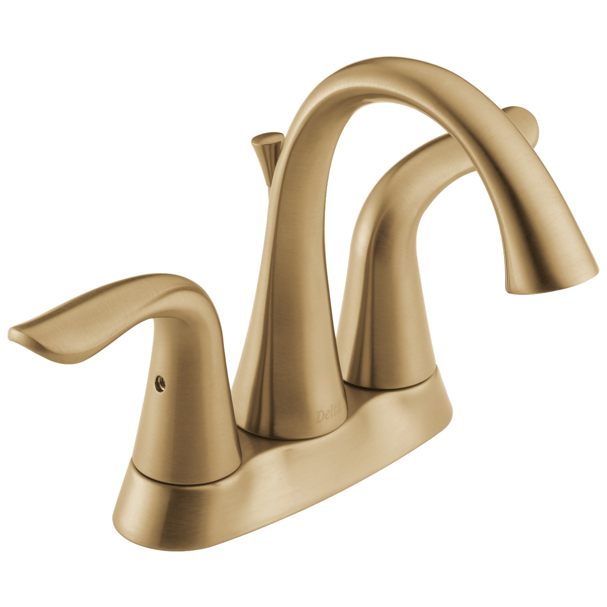 Delta Faucet Lahara Two Handle Centerset Bathroom Faucet - Champagne Bronze