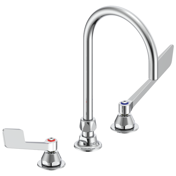 Two Handle Sink Faucet in Chrome 27C2975 Delta Faucet
