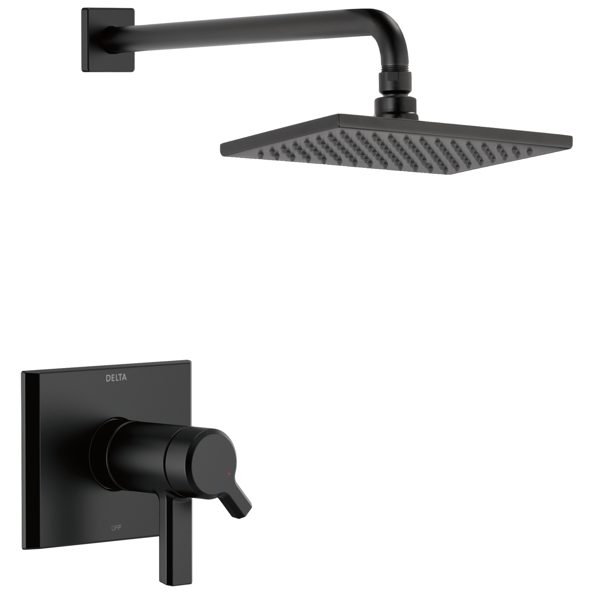 Delta Faucet Pivotale Tempassure 17T Series H2okineticshower Trim - Matte Black