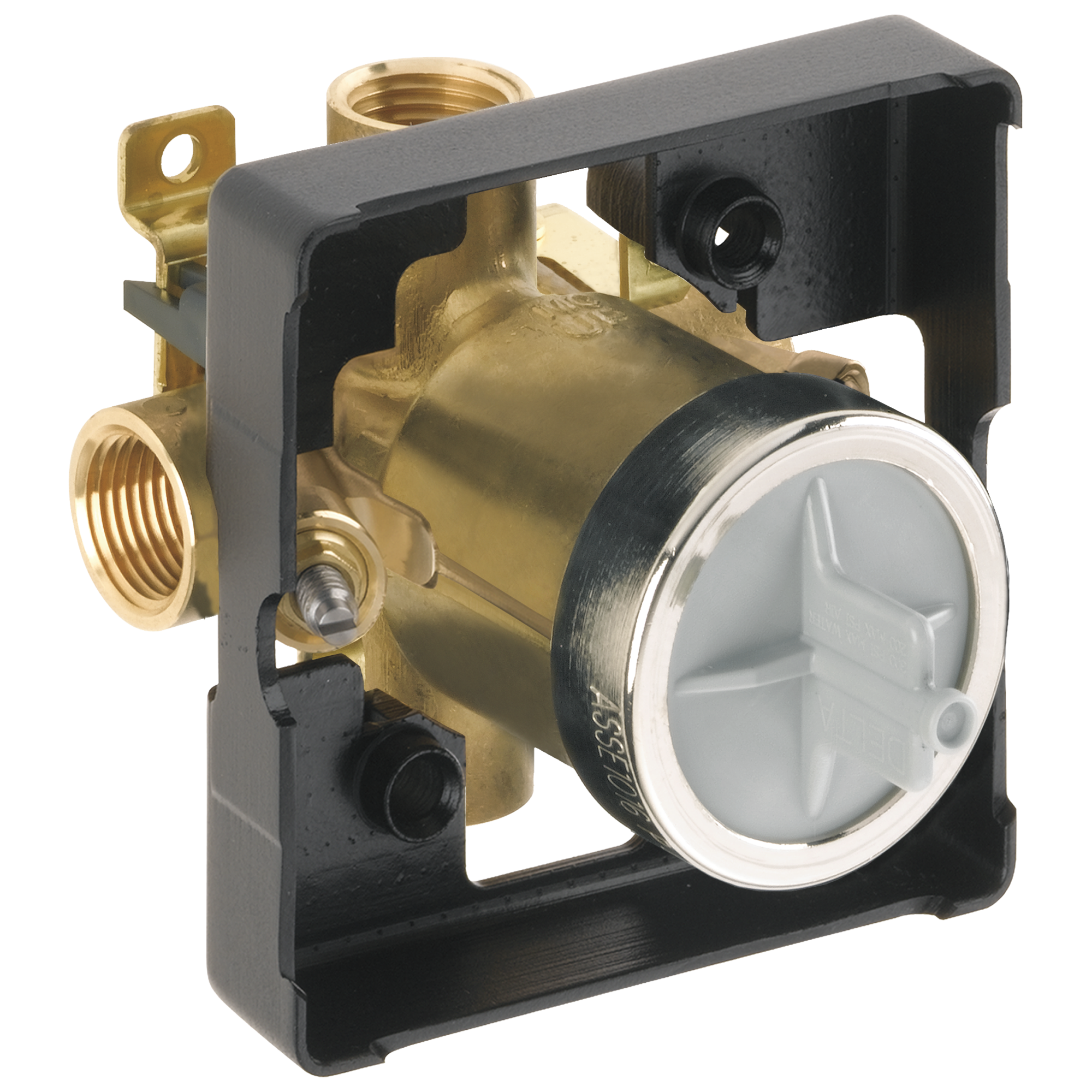 Delta Faucet MultiChoice Universal Tub/Shower Rough-In Valve with Stops - Brass